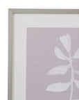 Fresh Leaves Framed Print Set of 2 - Gray