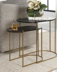 Aztec - Wood Nesting Tables (Set of 2)