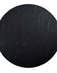 Phoebe - Marble Dining Table - Black / Light Brown