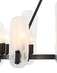 Ellipse - 10 Light Chandelier - Dark Bronze