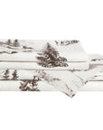 White Pine - King 200TC Cotton Sheet Set Set of 4 - White