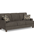 Moxy - Fabric Sofa, T-Shaped Seat Cushion, Straight Track Arms