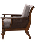 Peterson - Occasional Chair - Dark Brown / Gray