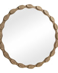 Marietta - Round Brass Mirror - Brass / Gold