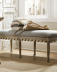 Boheme - Madera Bed Bench - Gray / Light Brown