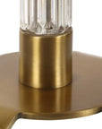 York - Crystal Buffet Lamp - Brass
