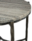 Stonewall - End Table - Silver / Black
