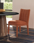 Brianne - Dining Chair Set of 2 - Rust Orange