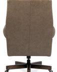 EC - Lenora Swivel Tilt Executive Chair - Dark Brown
