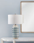 Brizi - Table Lamp - Blue / Cream