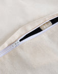 Antigua - Handwoven Oblong Pillow - Black / White