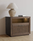 Athens - Open Nightstand - Dark Brown