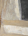 Hide & Seek - Abstract Art - Black / Brown / Gray / Orange / White / Woodtone