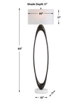 Sonic - Open Oval Floor Lamp - Bronze