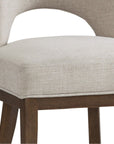 Trevino - Dining Chair Set of 2 - Clarkson's Sand / Chestnut Brown