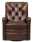 CC - Senda Swivel Chair - Dark Brown