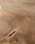 Sola - Handcrafted Teak Side Table - Beige