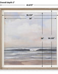 Haze - Framed Print - Light Gray