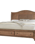 Cool Farmhouse - Sleigh Footboard Storage Bed