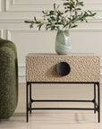 Lunar - Wooden Side Table - Black / Woodtone
