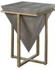 Bertrand - Shagreen Accent Table