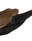 Teak Bowl - Black / Dark Brown