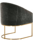 Hanni - Dining Chair - Charcoal / Gold