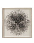 Gracee Canvas Art - Pearl Silver