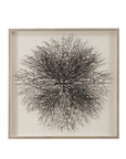 Gracee Canvas Art - Pearl Silver