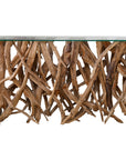 Teak Wood - Console - Light Brown