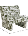 Willa - Accent Chair - Green / White