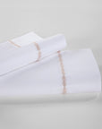 Laurel Sheet - Twin 350TC Laurel Embroidered Border Sheet Set Set of 3 - Blush