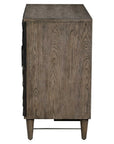 Shield - Oak 2 Door Cabinet - Gray