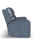 Oasis - Power Reclining Loveseat With Console, Power Headrests, Lumbar, Heat & Massage