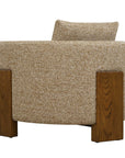 Halligan - Upholstered Accent Chair - Brown