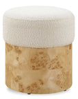 Swirls - Ottoman - Poplar Ivory