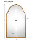 Kenitra - Arch Mirror - Gold