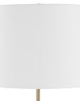 Rowland - Panda Marble Buffet Lamp - Black / Brass