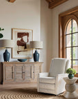 Commerce And Market - Round Robin Accent Table - Light Brown