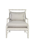 Durango - Arm Chair Set of 2 - White / Pearl Silver