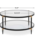 Chadid - Round Glass Table