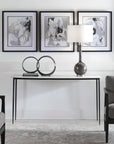 Nightfall - Marble Console Table - White