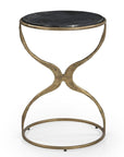 Hourglass - Accent Table - Bronze / Black
