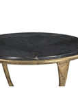Hourglass - Accent Table - Bronze / Black