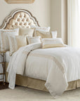 Hollywood - Queen Comforter Set Set of 4 - White / Cream
