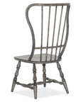 Ciao Bella - Spindle Back Side Chair - Speckled Gray