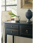 Charleston - Five-Drawer Console Table - Dark Green