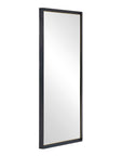 Stenton - Tall Wooden Mirror - Black