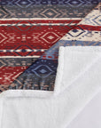 Campfire - Home On The Range Aztec Campfire Sherpa Throw 6 Per Carton - Multi Color