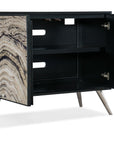 Melange - Rockee 2-Door Chest - Black
